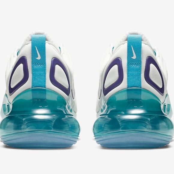 Nike Air Max 720 White Purple Spirit Teal Running - Picture 3 of 11